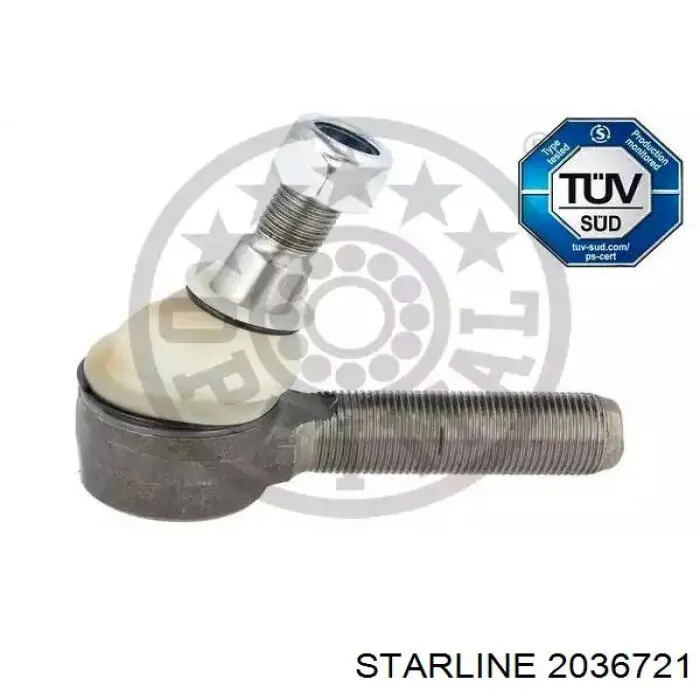 2036721 Starline Накінечник центральної рульової тяги, лівий
