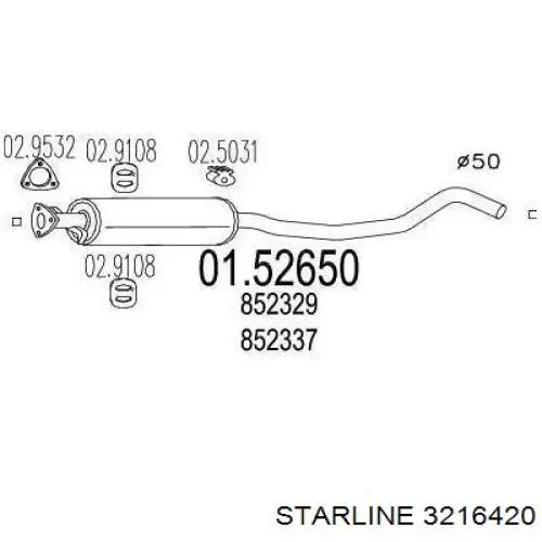  3216420 Starline