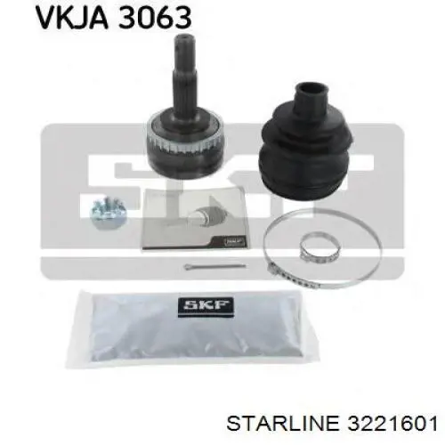 Купити 3221601 Starline Шарнір приводу зовнішній