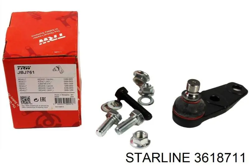 3618711 Starline Кульові на авто