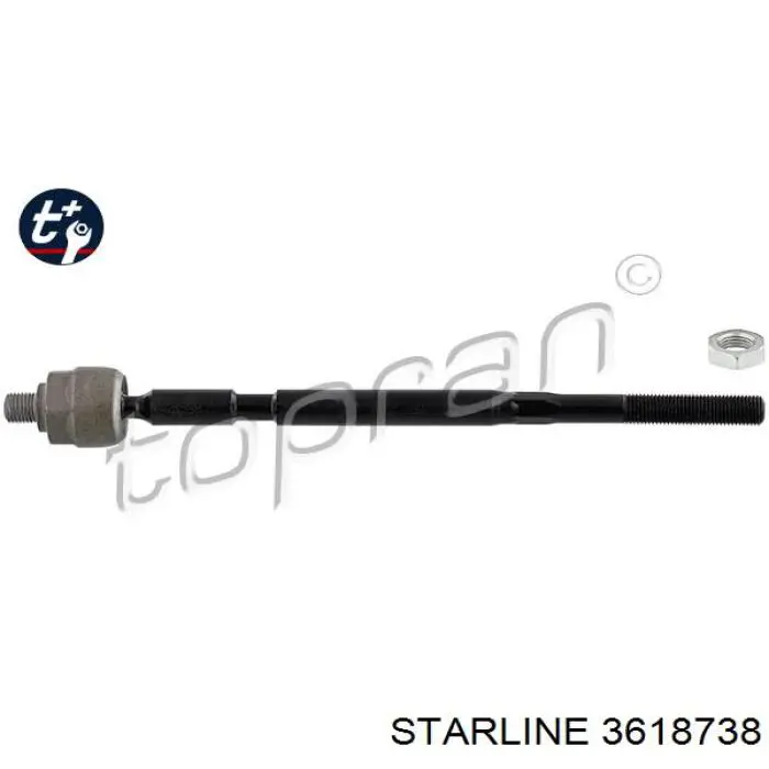 Тяга рульова поперечна Starline 3618738 ціна, від 8.29 USD