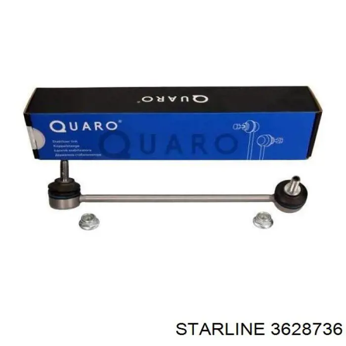 Стійка стабілізатора, переднього, права Starline 3628736 ціна, від 7.78 USD