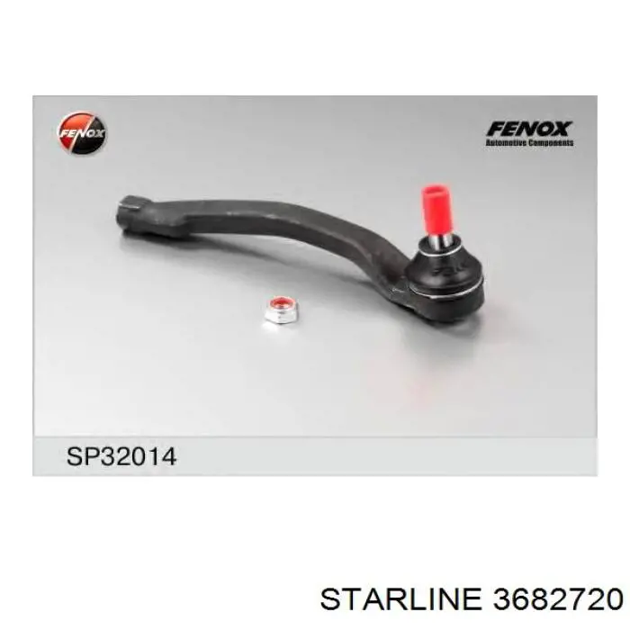 Наконечник рульовий Starline 3682720 ціна, від 9.80 USD
