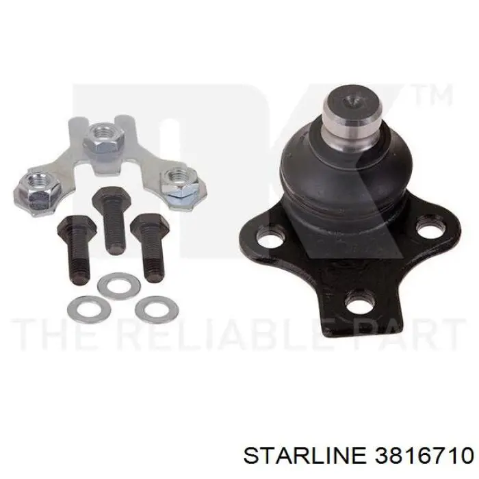 Кульова опора, нижня Starline 3816710 ціна, від 5.56 USD