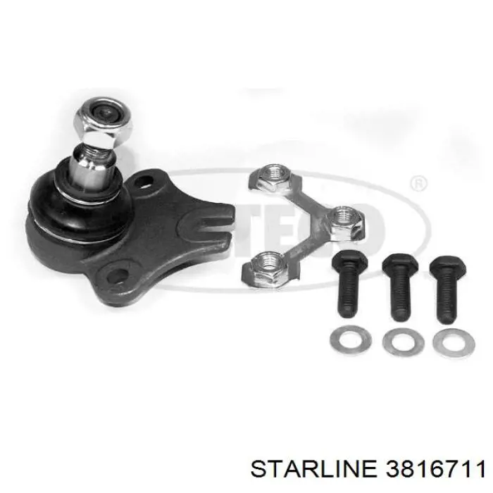 Кульова опора, нижня Starline 3816711 ціна, від 8.55 USD