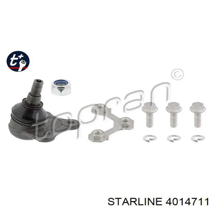 Купити 4014711 Starline Кульова опора, нижня, ліва