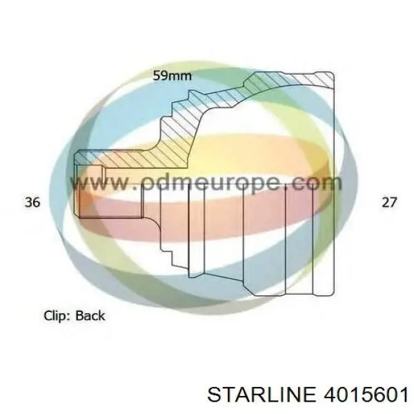 Граната колісна Starline 4015601 ціна, від 27.46 USD