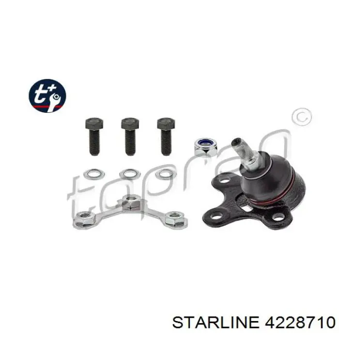 Кульова опора, нижня, права Starline 4228710