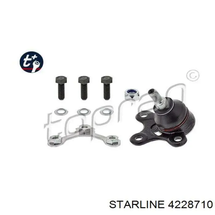 Кульова опора, нижня, права Starline 4228710 ціна, від 7.63 USD
