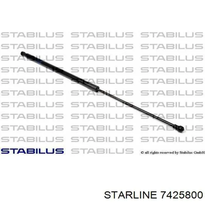 7425800 Starline амортизатор кришки багажника/ двері 3/5-ї задньої