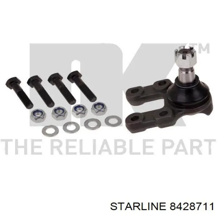 Кульова опора, нижня Starline 8428711 ціна, від 15.94 USD