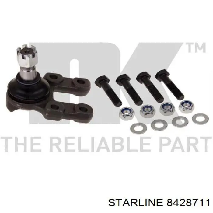 Кульова опора, нижня Starline 8428711 ціна, від 15.94 USD