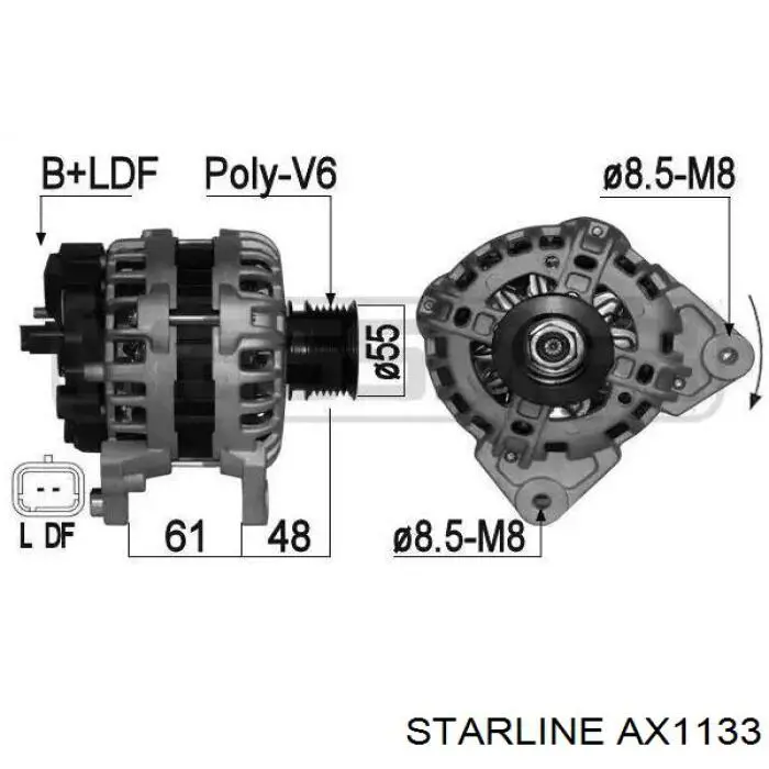 Купити AX1133 Starline Генератор