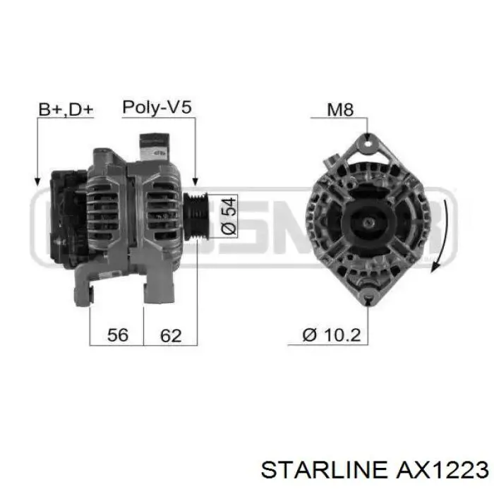 Генератор AX1223 Starline