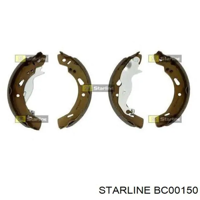 Колодки гальмові задні, барабанні BC00150 Starline