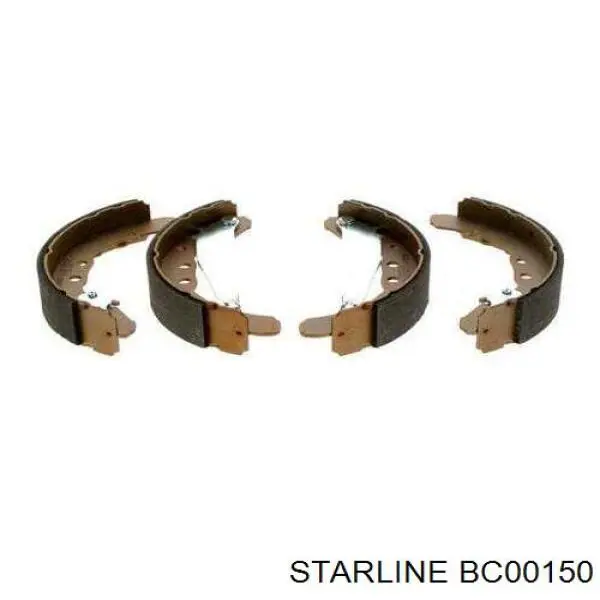 BC00150 Starline Колодки гальмівні задні, барабанні
