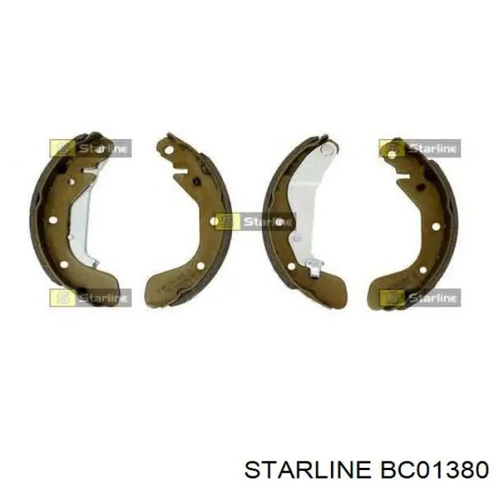 Колодки гальмові задні, барабанні Starline SBC01380 ціна, від 17.97 USD