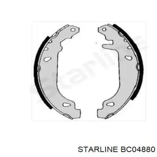 Купити BC04880 Starline Колодки гальмові задні, барабанні