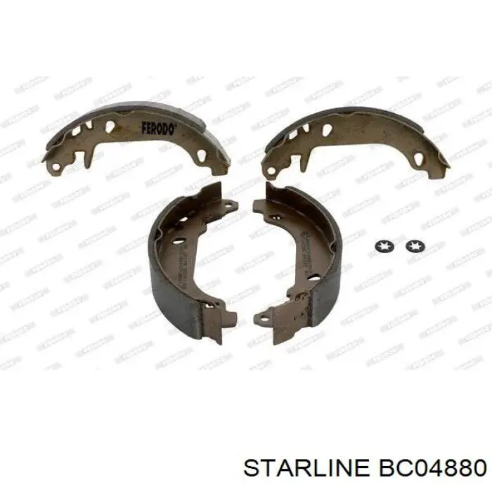 Колодки гальмові задні, барабанні Starline BC04880 ціна, від 16.69 USD