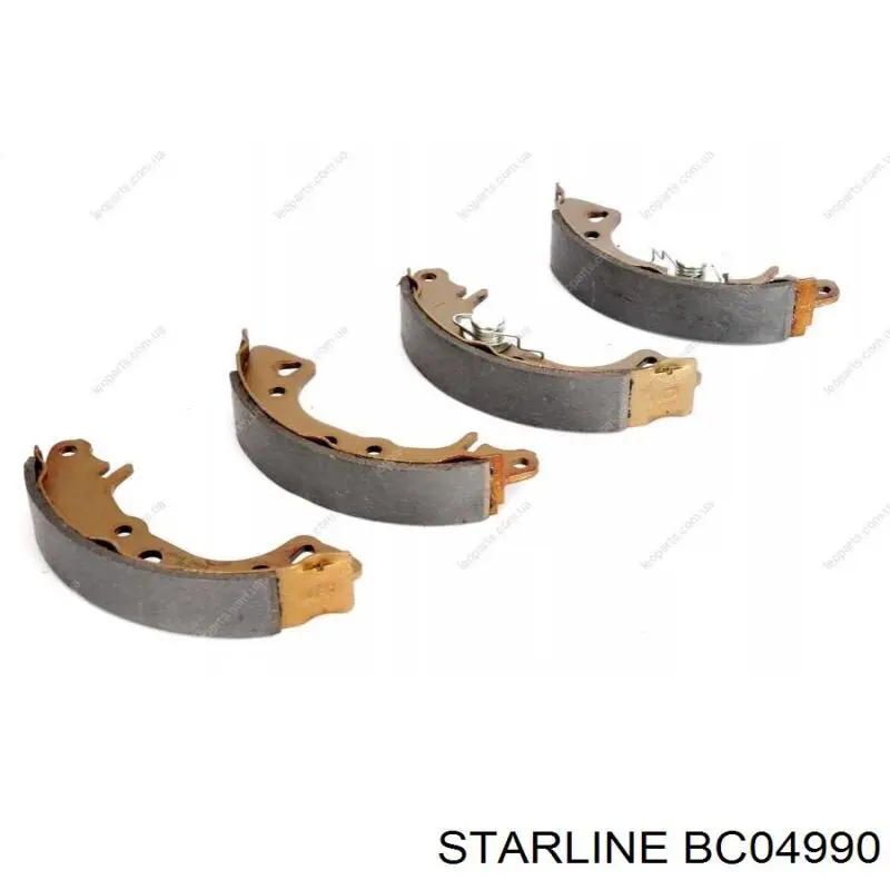 Купити BC04990 Starline Колодки гальмові задні, барабанні