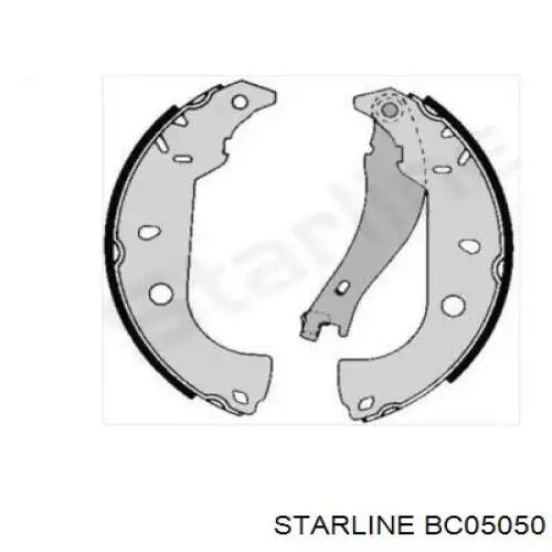 Колодки гальмові задні, барабанні Starline BC05050 ціна, від 20.48 USD