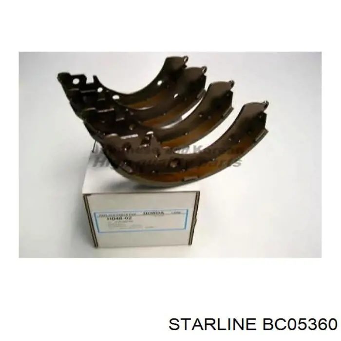 BC05360 Starline колодки гальмові задні, барабанні