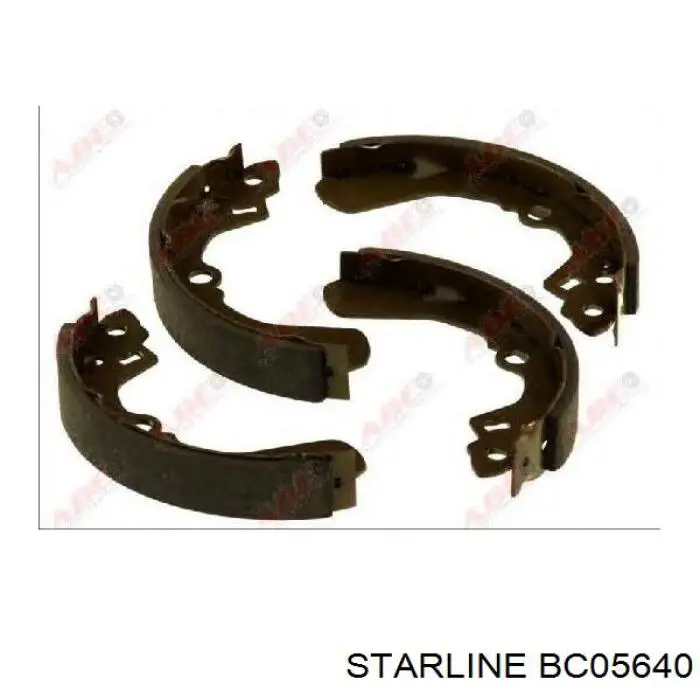 BC05640 Starline колодки гальмові задні, барабанні