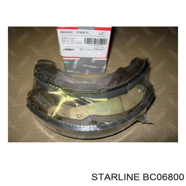BC06800 Starline Колодки гальмівні задні, барабанні