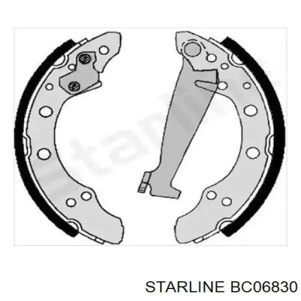 Колодки гальмові задні, барабанні Starline BC06830 ціна, від 18.84 USD