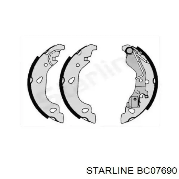 Колодки гальмові задні, барабанні Starline BC07690 ціна, від 15.54 USD
