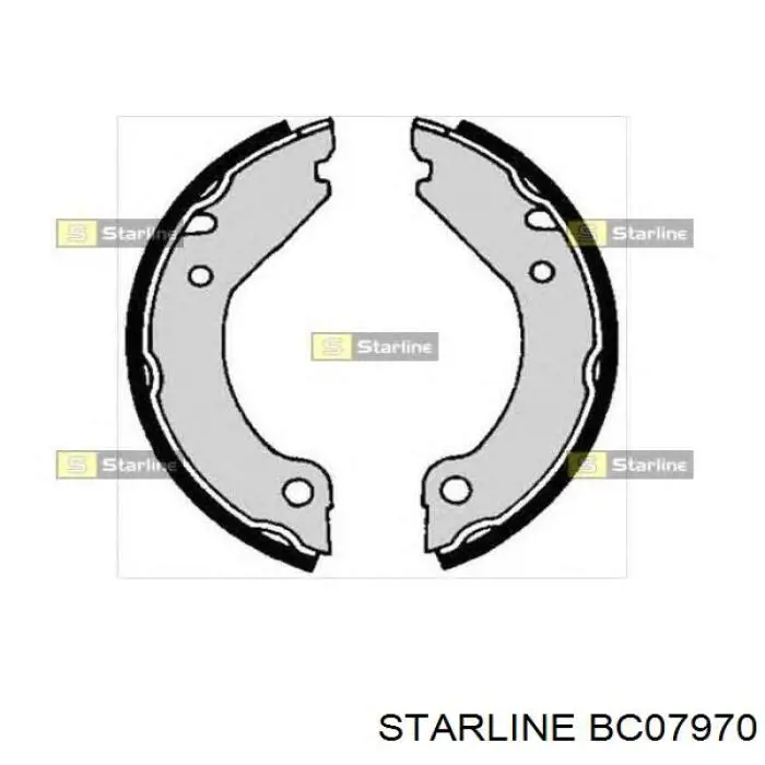 BC07970 Starline Гальмівні колодки ручника