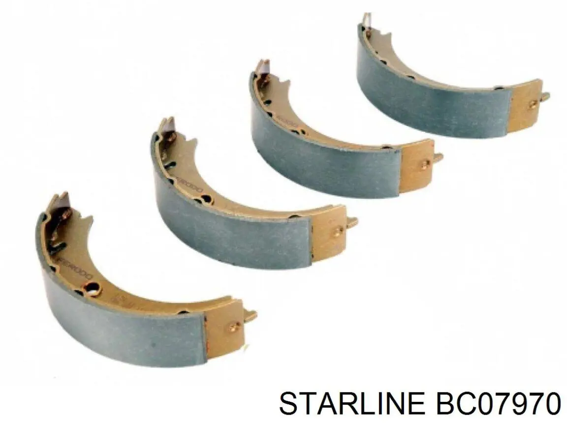 Колодки ручника / стоянкового гальма Starline BC07970 ціна, від 18.26 USD