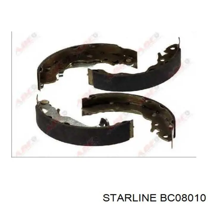 BC08010 Starline Колодки гальмівні задні, барабанні