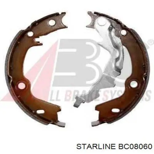 Колодки гальмові задні, барабанні BC08060 Starline