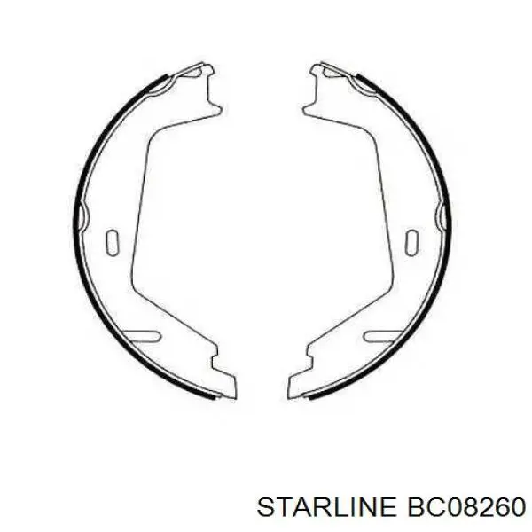 BC08260 Starline колодки ручника/стоянкового гальма