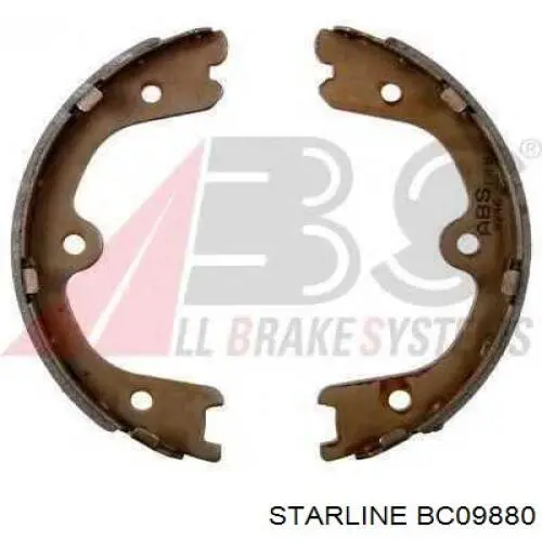 BC09880 Starline Гальмівні колодки ручника