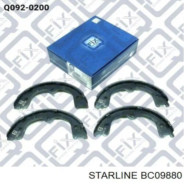 Колодки ручника / стоянкового гальма Starline BC09880 ціна, від 26.11 USD