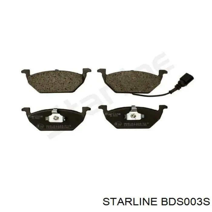 BDS003S Starline Передні гальмівні колодки