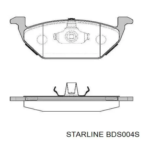 Купити BDS004S Starline Колодки гальмівні передні, дискові