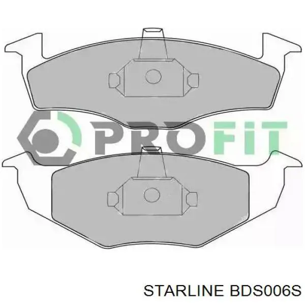 Купити BDS006S Starline Колодки гальмівні передні, дискові