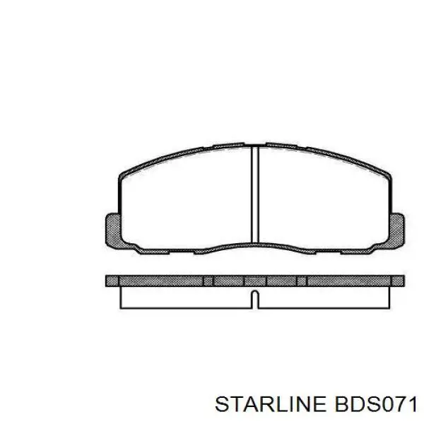 BDS071 Starline Передні гальмівні колодки