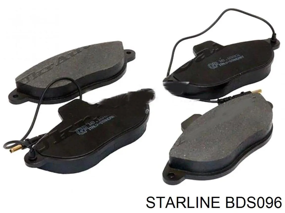 BDS096 Starline колодки гальмівні передні, дискові