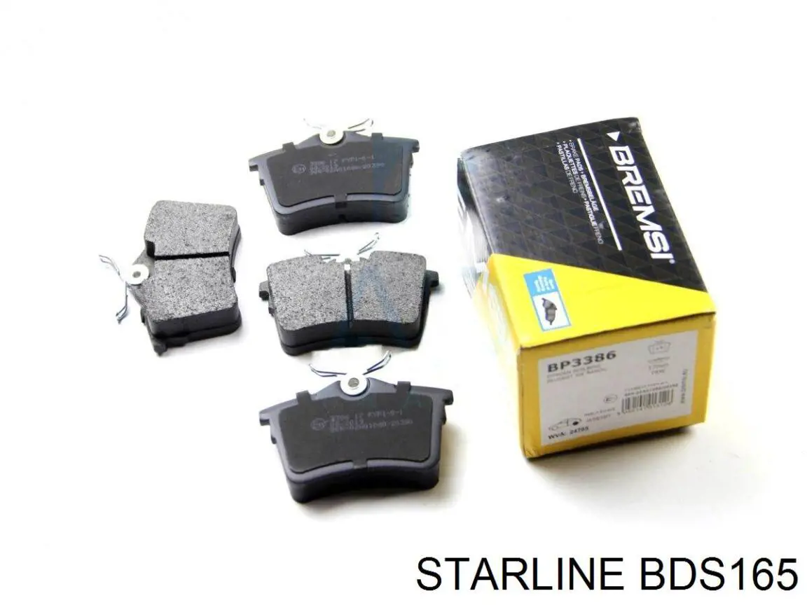 Задні гальмівні колодки Starline BDS165 ціна, від 14.18 USD
