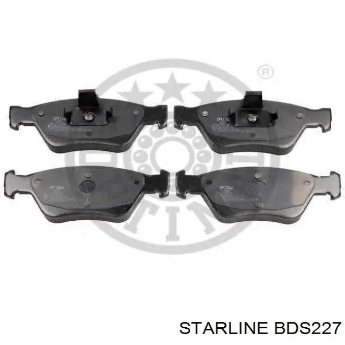 Передні тормозні колодки BDS227 Starline