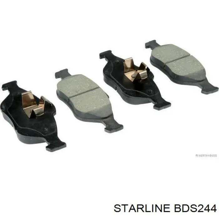 Гальмівні колодки Starline BDS244 ціна, від 19.49 USD