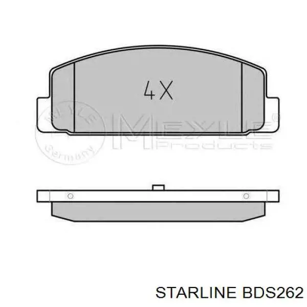 Задні гальмівні колодки Starline BDS262 ціна, від 11.77 USD