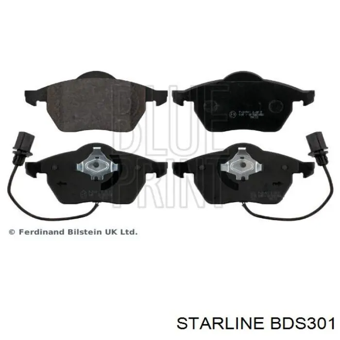 Гальмівні колодки Starline BDS301 ціна, від 21.90 USD