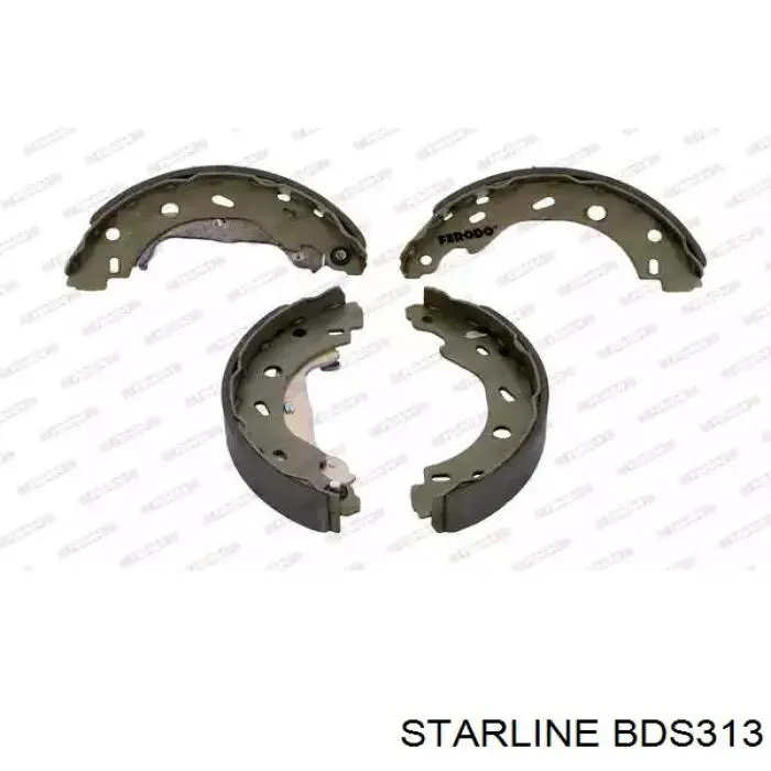 BDS313 Starline колодки гальмівні передні, дискові