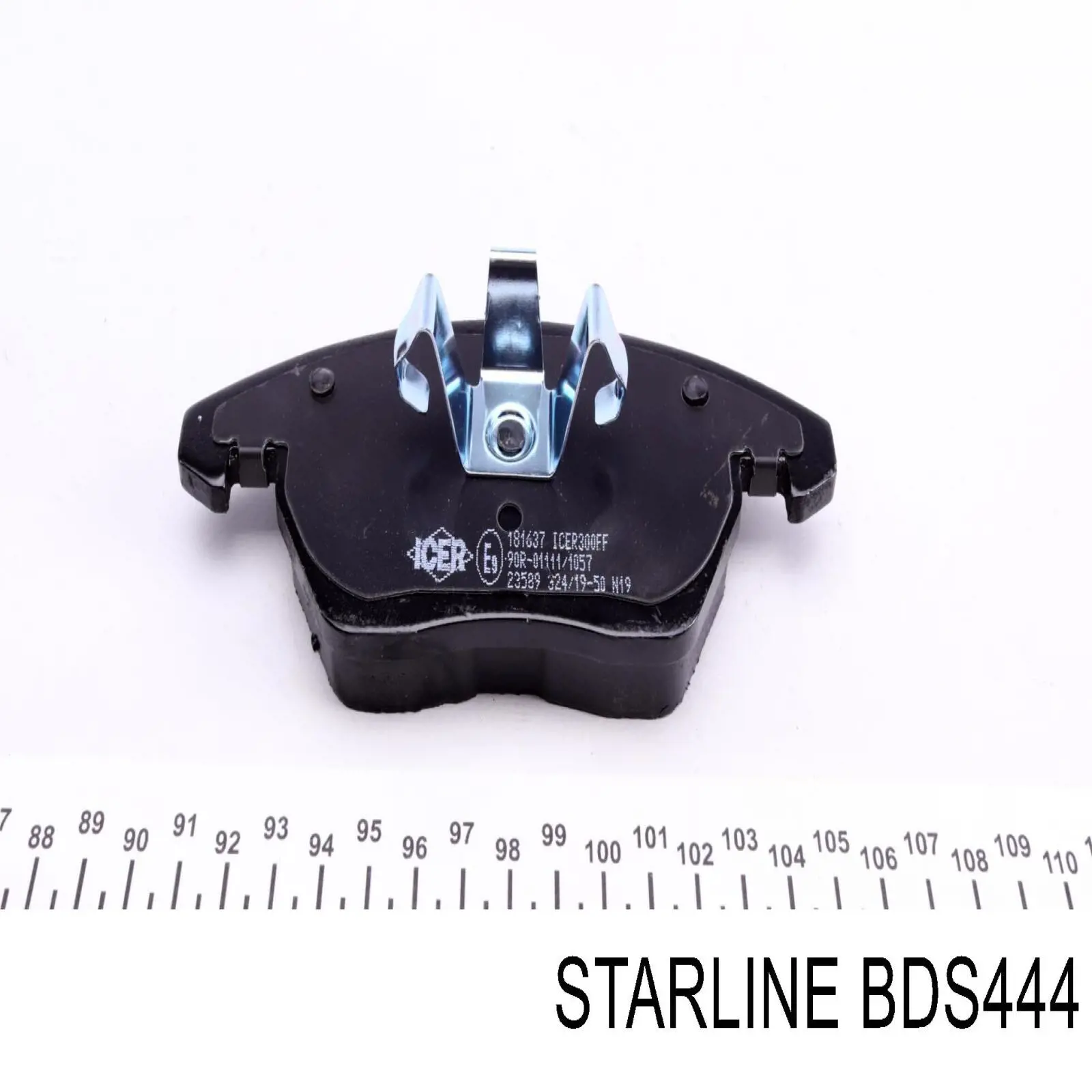 Колодки гальмівні передні, дискові BDS444 Starline