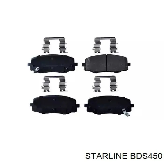 Задні гальмівні колодки BDS450 Starline